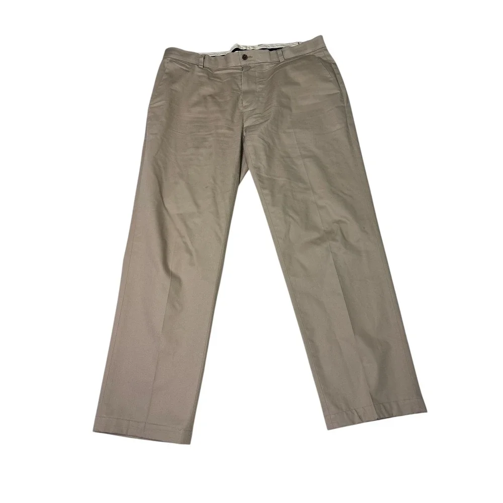Brooks Brothers Advantage Chino‎ Pants Regular Fit Tan W36 L29 Cotton Spandex